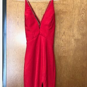 B Darlin Red Dress 3/4